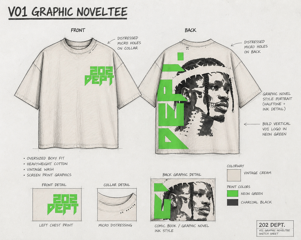 VO1 Graphic NovelTee