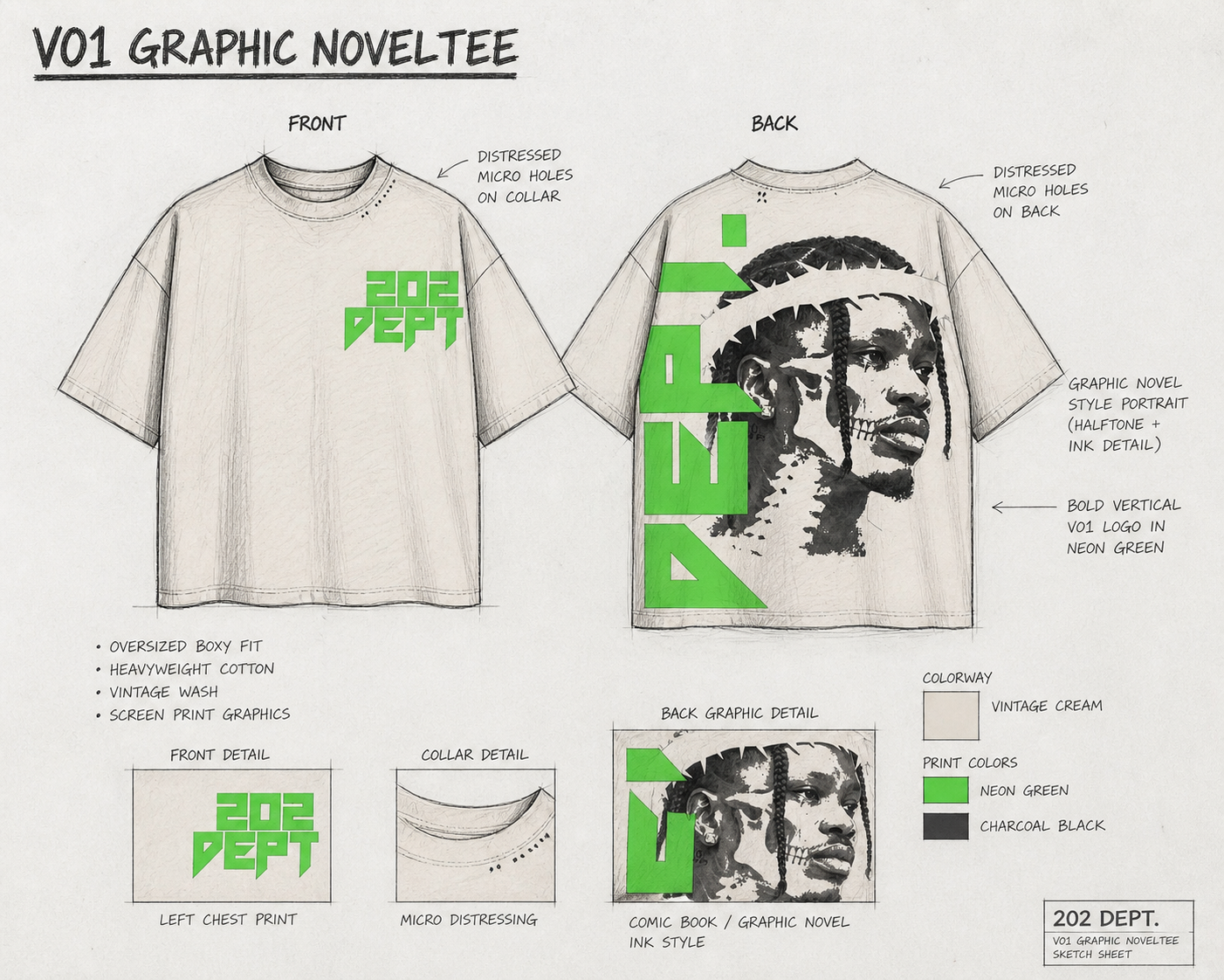 VO1 Graphic NovelTee